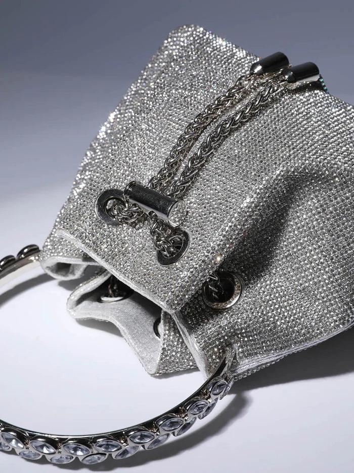 Amara - Crystal Embellished Bucket - Lena Muse