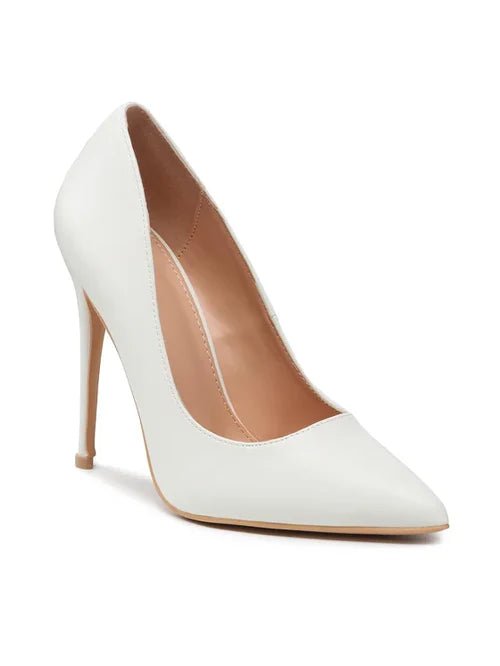 Elise - White Heels - Lena Muse