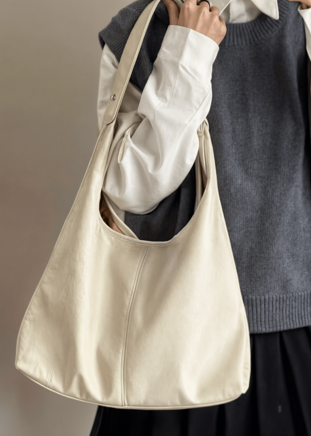 Jade - Leather Tote - Lena Muse