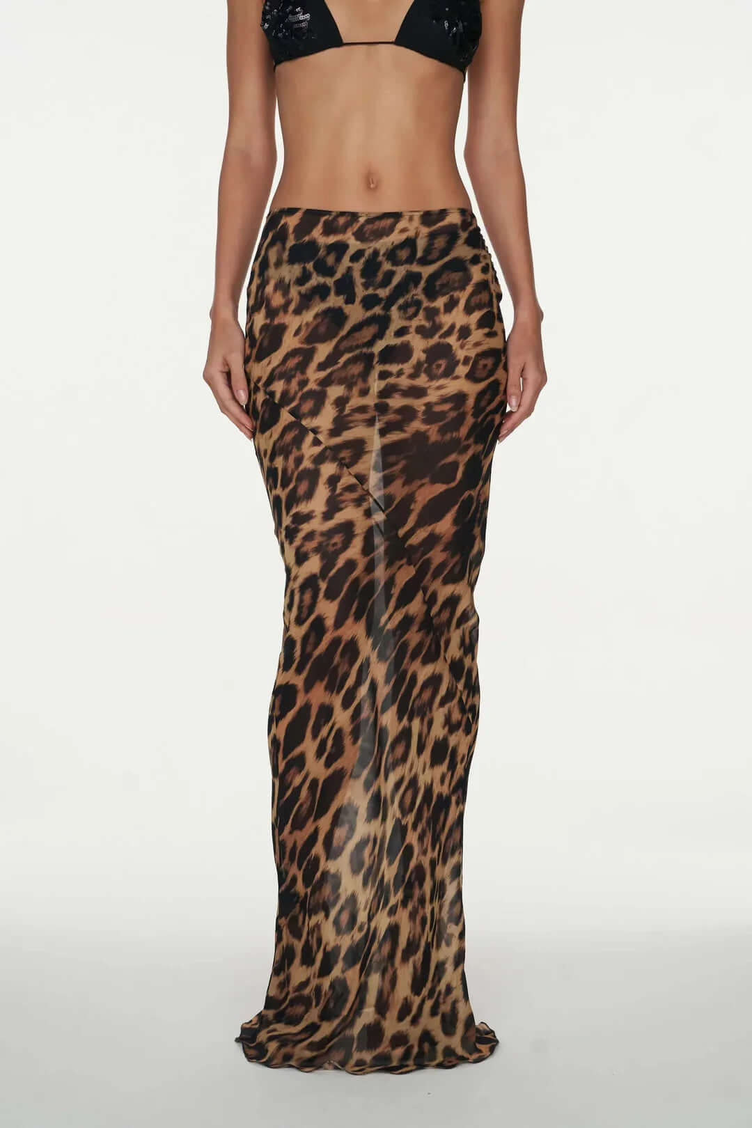 Women’s Animal Print Floor Length Skirt