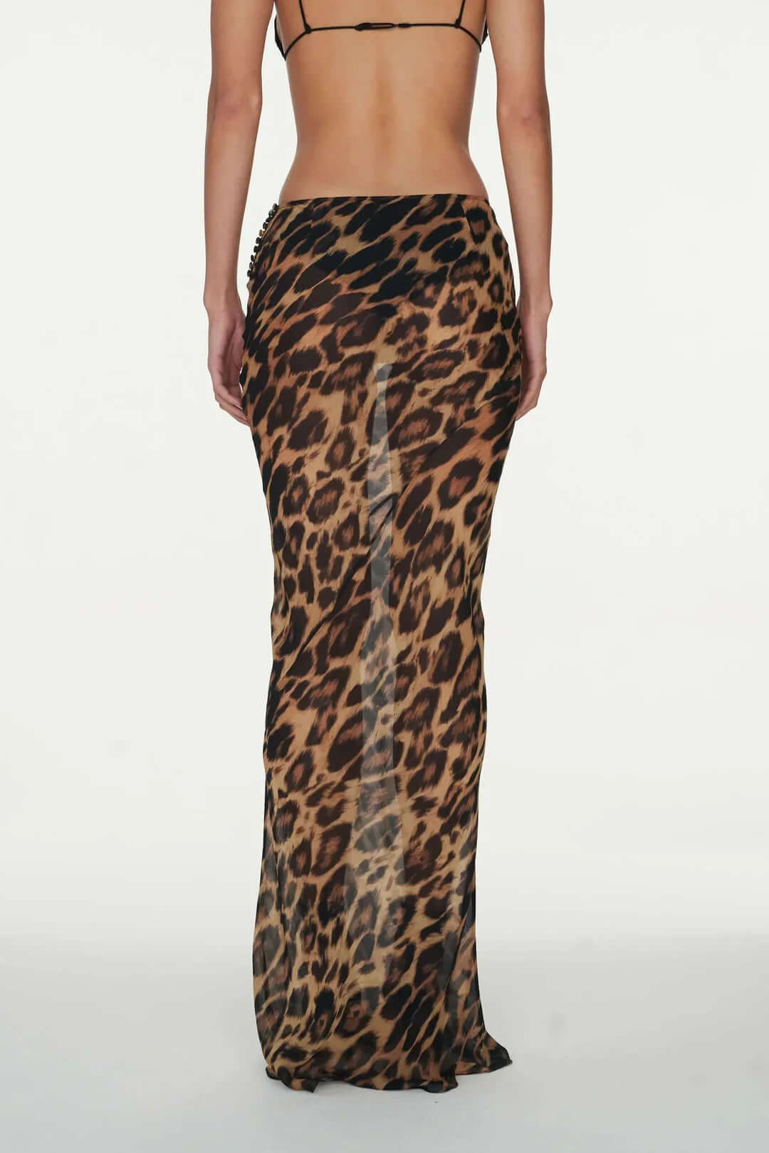 Women’s Animal Print Floor Length Skirt