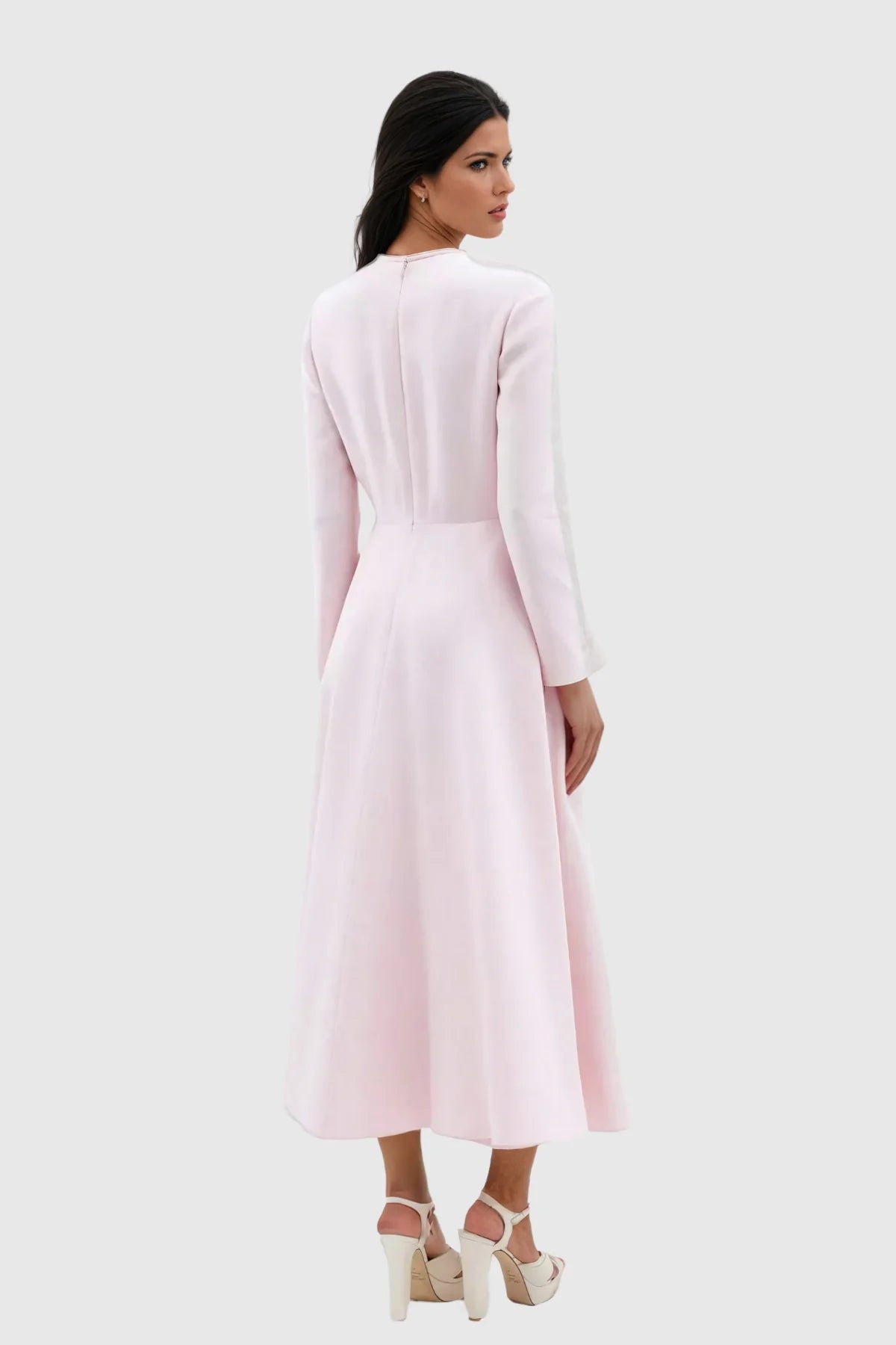 Lorelei - Timeless Grace Bow - Detail Maxi Dress - Lena Muse