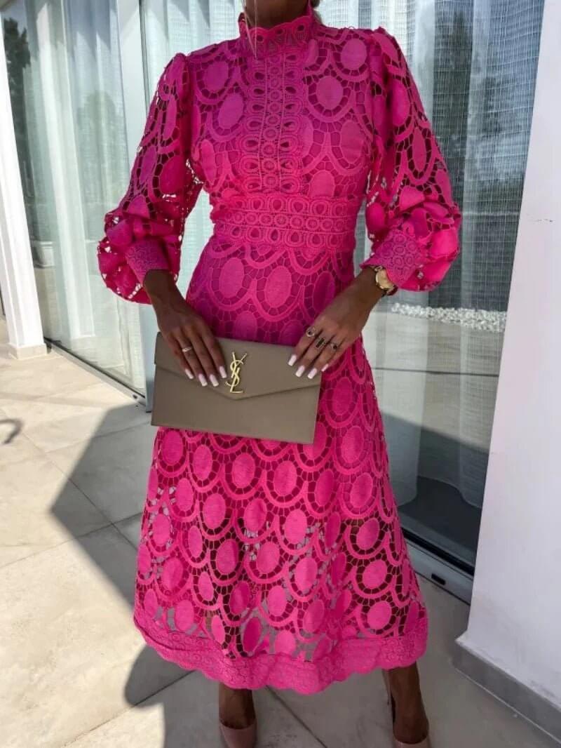 Luna - Celestial Midi Dress - Lena Muse