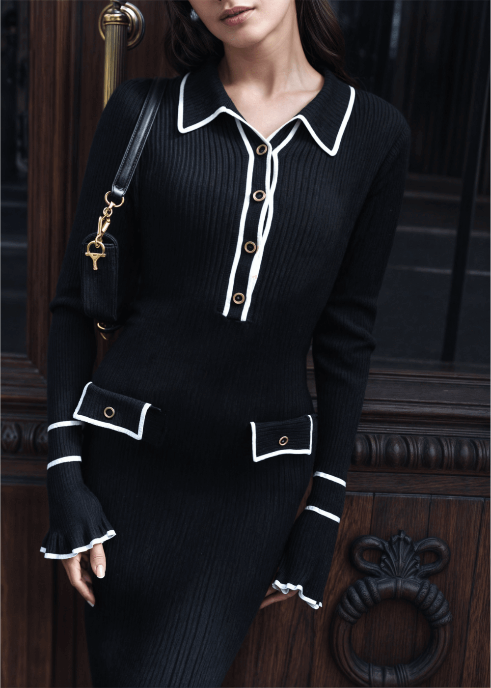 Marnie - Ribbed Maxi Dress - Lena Muse