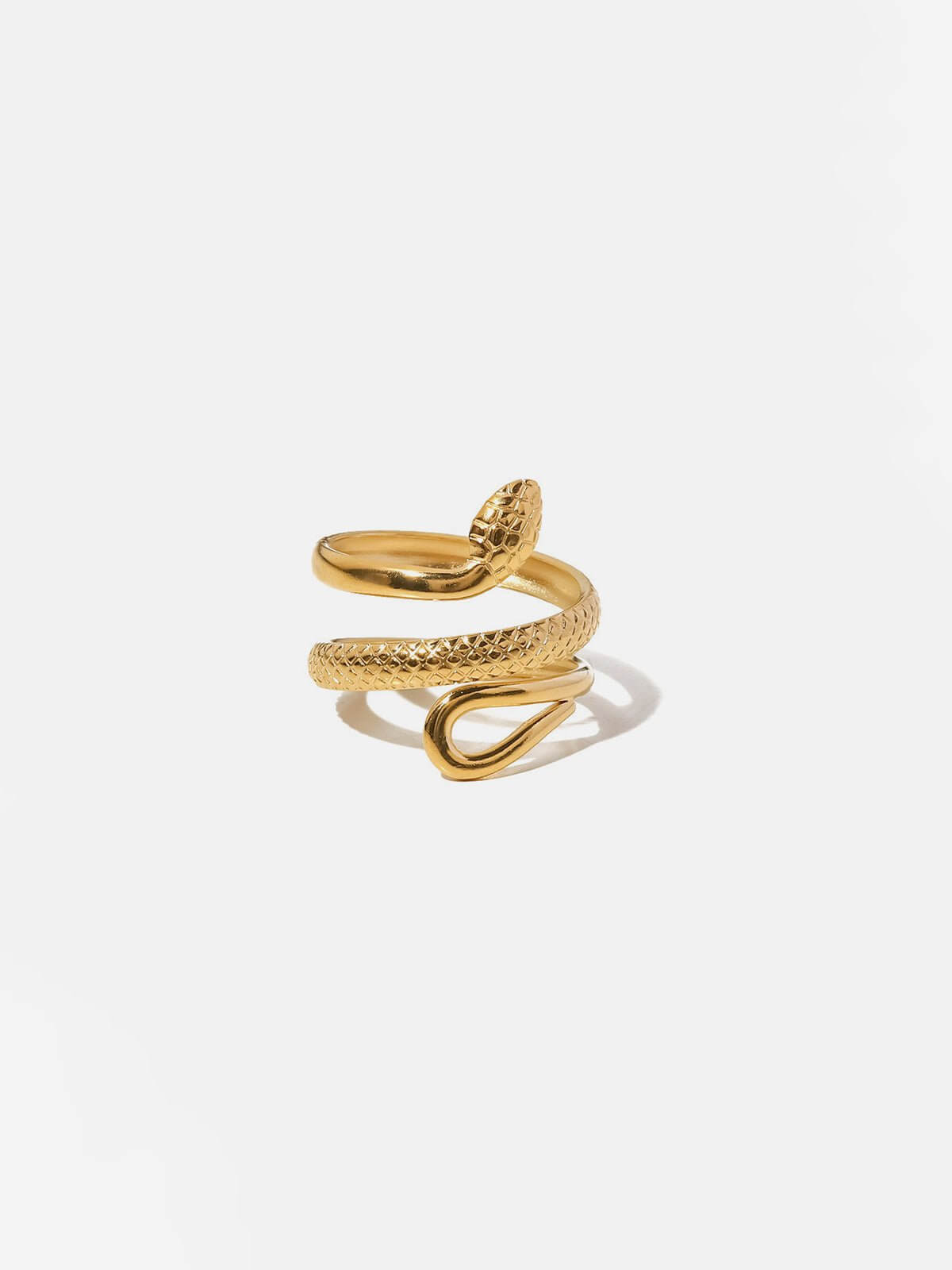Serpentine Embrace Adjustable Ring - Lena Muse