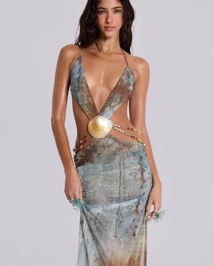 Siren of the Sea - Maxi Dress - Lena Muse
