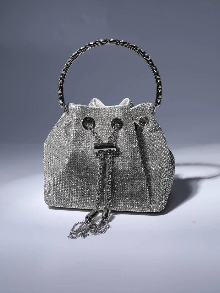 Amara - Crystal Embellished Bucket - Lena Muse