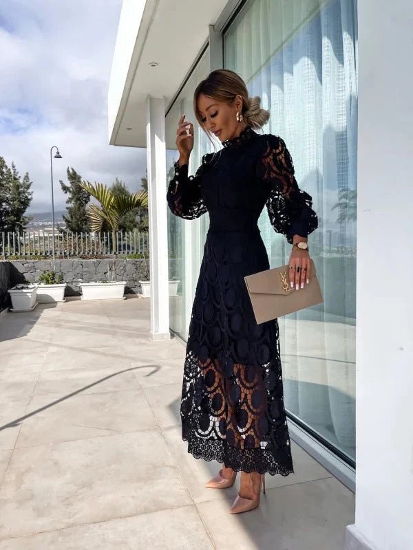 Luna - Celestial Midi Dress - Lena Muse