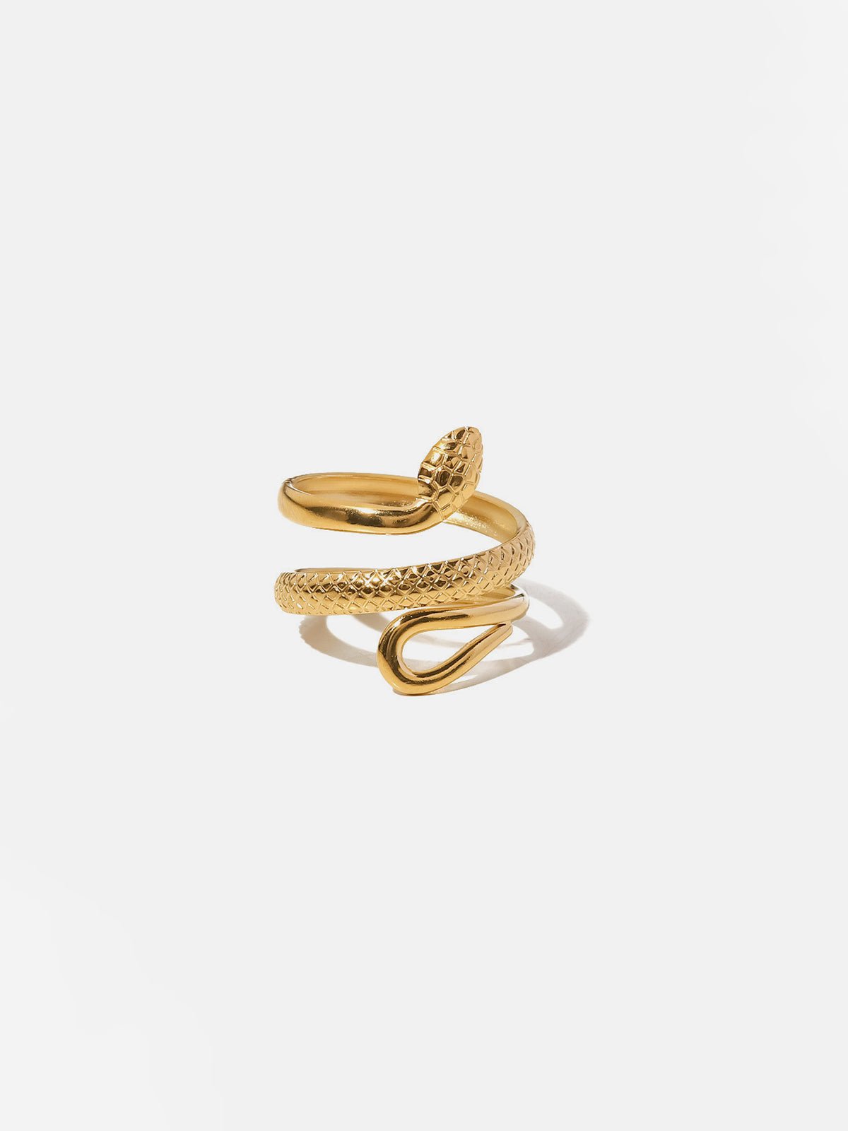 Serpentine Embrace Adjustable Ring - Lena Muse